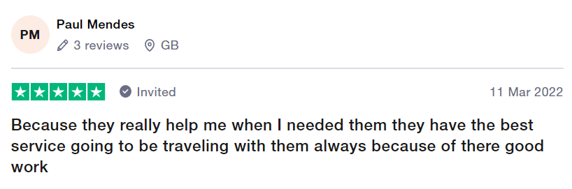 Trustpilot Review